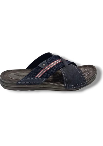15821-25 Deri Anatomik Çapraz Bant Erkek Terlik fiyatları