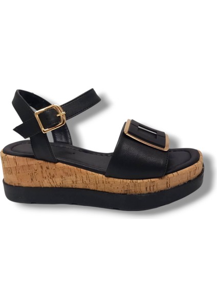 Fancy 2104-25 Deri Anatomik Kare Tokalı Kadın Sandalet fiyatları