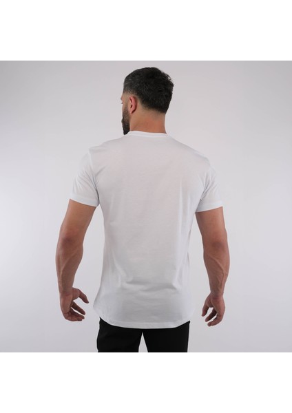 Kol Detaylı Düz Tshirt %100 Organik Pamuk