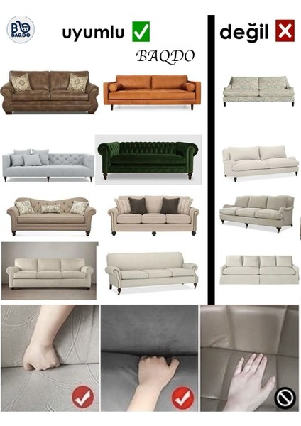 Koltuk Örtüsü 3+3+1+1 Takımı Lastikli Esnek Yıkanabilir Çekyat Kanepe Kılıfı. fırsatları