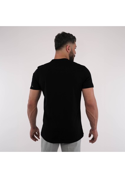 Kol Detaylı Düz Tshirt %100 Organik Pamuk