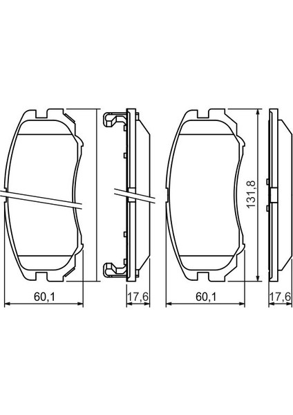 Hyundai Tuscon Ön Balata Takımı 2004-2010 58101-2EA11