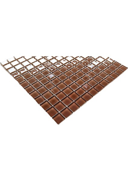 Tüm Yüzeyler Için Sütlü Kahve 30X30CM. Fileli Kristal Mozaik. ( 1 M2 Fiyatıdır. )