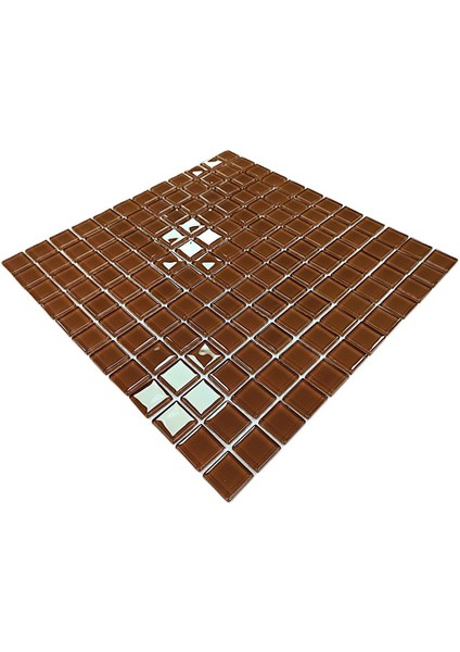 Tüm Yüzeyler Için Sütlü Kahve 30X30CM. Fileli Kristal Mozaik. ( 1 M2 Fiyatıdır. )