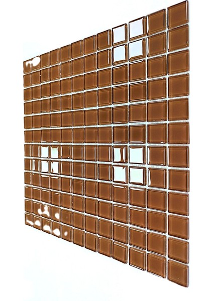Tüm Yüzeyler Için Sütlü Kahve 30X30CM. Fileli Kristal Mozaik. ( 1 M2 Fiyatıdır. )
