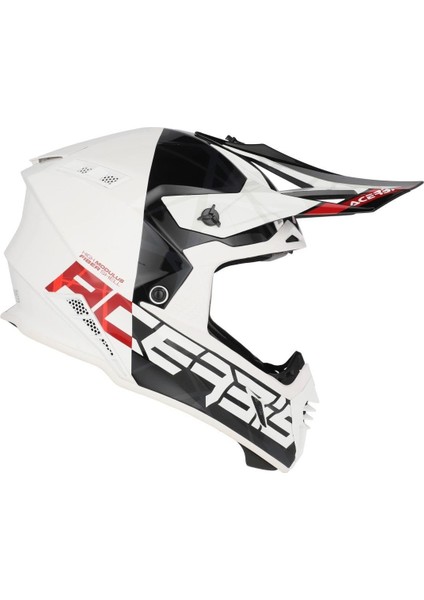 X-Track 22-06 Kask Siyah Beyaz