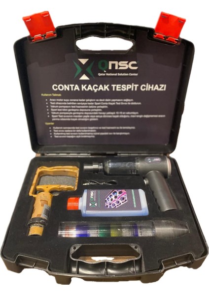 QNSC Conta Kaçak Test Cihazı Seti Kolay Kullanım ve Hızlı Teşhis İçin 250 ml Test Sıvısı fırsatları