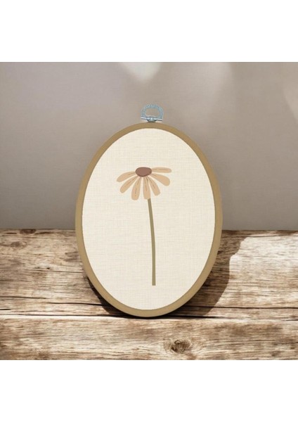 Papatya Boho - Elips Pano Kasnak Boyut: 15,50CM x 19CM