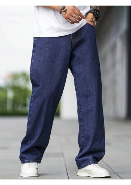 Erkek Jeans Yeşil Tint Denim Kot Baggy Pantolon fiyatları