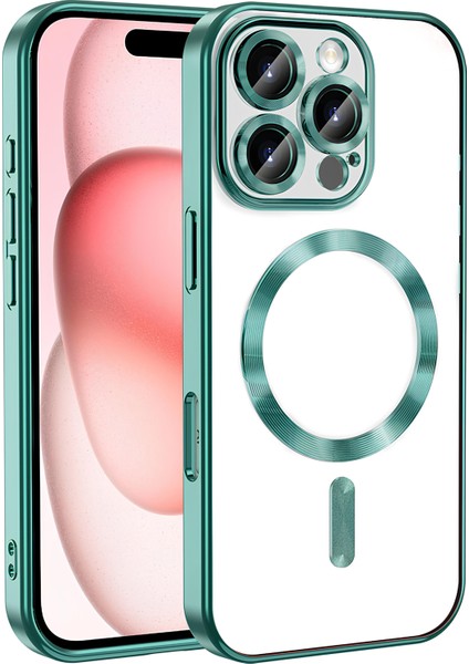 Apple iPhone 16 Pro Max Kılıf Kamera Korumalı Magsafe Wireless Şarj Özellikli Yüksek Kalite Kapak