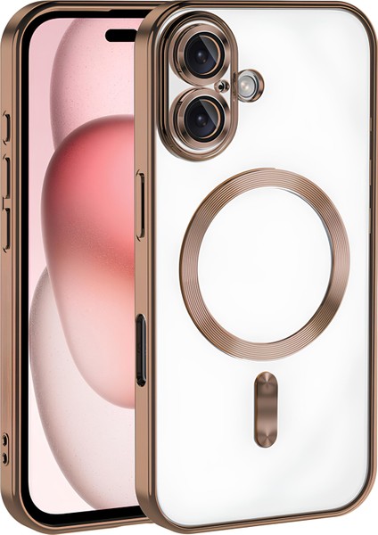 Apple iPhone 16 Plus Kılıf Kamera Korumalı Magsafe Wireless Şarj Özellikli Yüksek Kalite Kapak