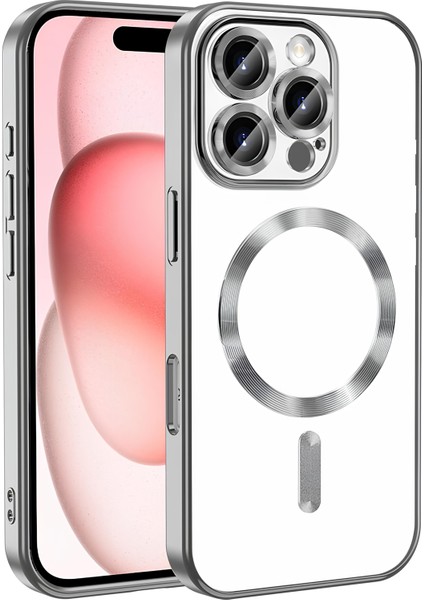 Apple iPhone 16 Pro Kılıf Kamera Korumalı Magsafe Wireless Şarj Özellikli Yüksek Kalite Kapak