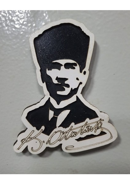 8x6 cm Mustafa Kemal Atatürk Magnet