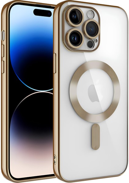 Apple iPhone 14 Pro Kılıf Kamera Korumalı Magsafe Wireless Şarj Özellikli Yüksek Kalite Kapak
