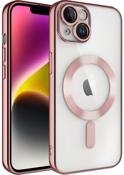 Apple iPhone 14 Kılıf Kamera Korumalı Magsafe Wireless Şarj Özellikli Yüksek Kalite Kapak