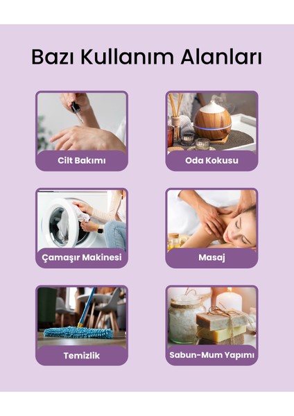 Aromaterapi Doğal Cam Damlalıklı Lavanta Uçucu Yağ 10ml fiyatları