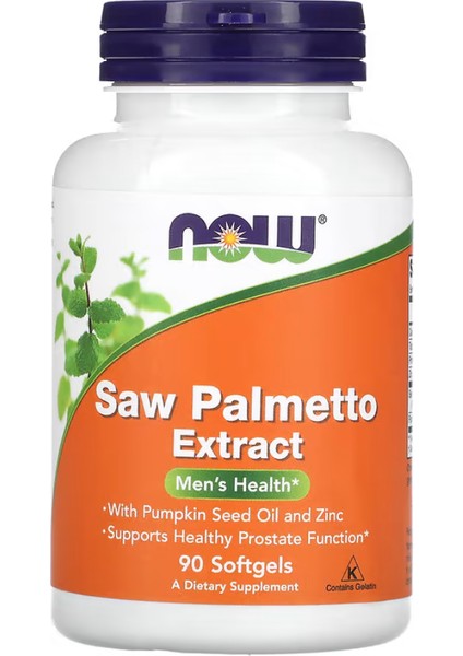 Saw Palmetto Extract 90 Softgels