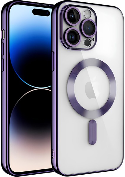 Apple iPhone 14 Pro Kılıf Kamera Korumalı Magsafe Wireless Şarj Özellikli Yüksek Kalite Kapak