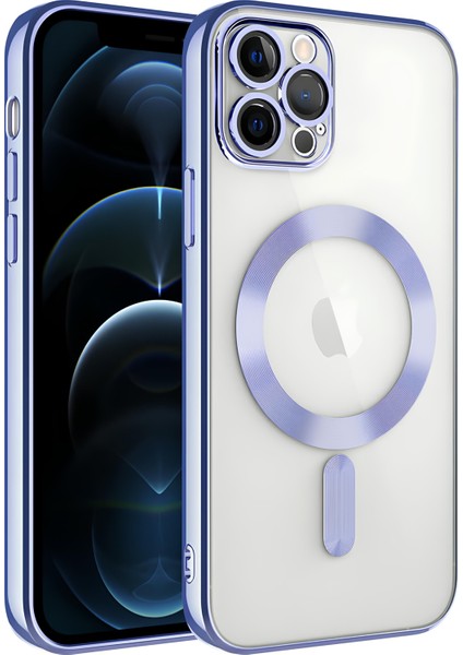 Apple iPhone 13 Pro Max Kılıf Kamera Korumalı Magsafe Wireless Şarj Özellikli Yüksek Kalite Kapak