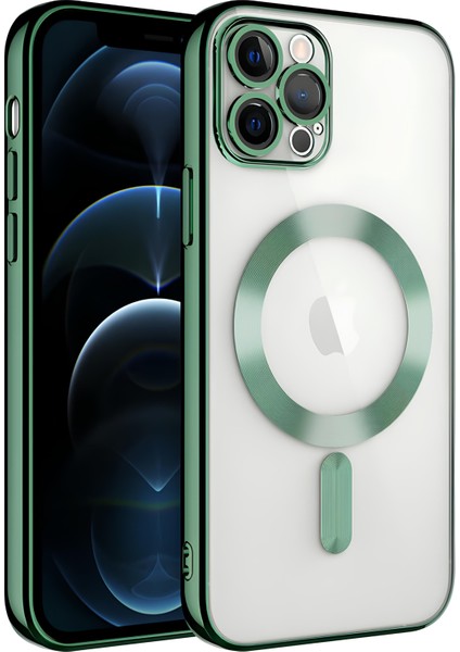 Apple iPhone 11 Pro Max Kılıf Kamera Korumalı Magsafe Wireless Şarj Özellikli Yüksek Kalite Kapak