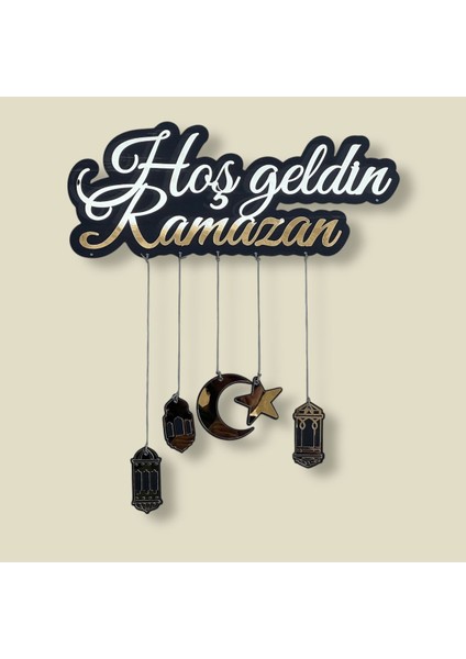 Hoş Geldin Ramazan Dekoratif Duvar Süsü Pleksi Ayna Ramazan Süsü Islami Temalı Ramazan Dekorasyonu fiyatları