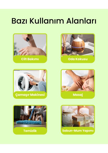 Aromaterapi Doğal Cam Damlalıklı Bergamot Uçucu Yağ 10ml