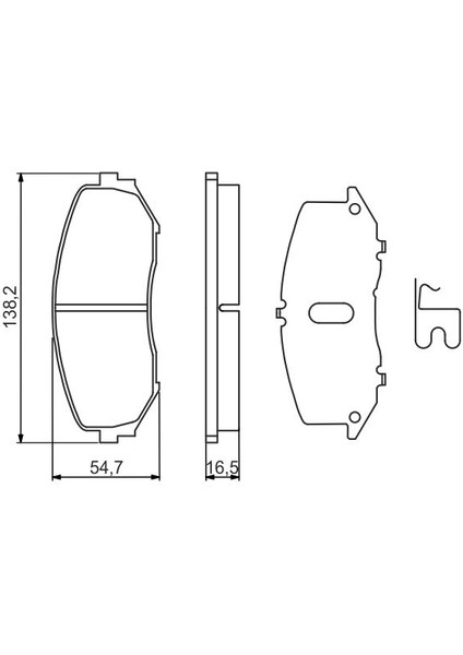 Suzuki Grand Vitara Ön Balata Takımı 2006-2009 55200-65J00 modelleri