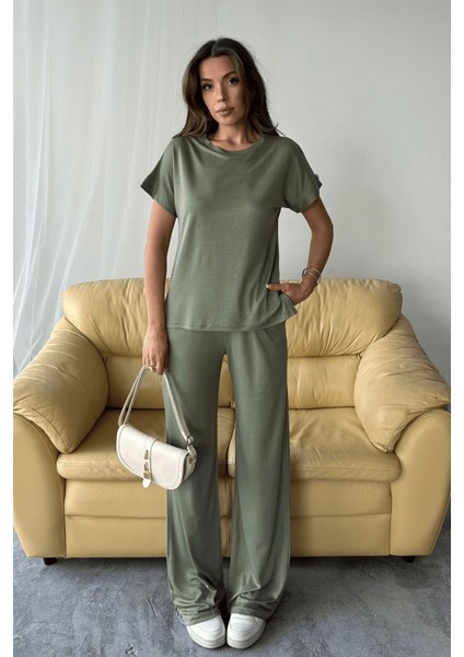 Kadın Lux Modal Pike Kumaş Yazlık Takım