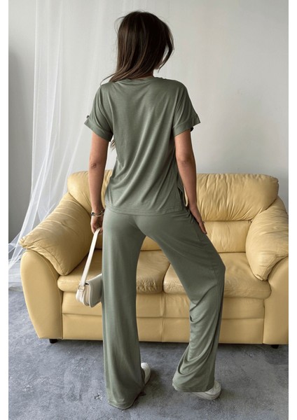 Kadın Lux Modal Pike Kumaş Yazlık Takım fırsatları