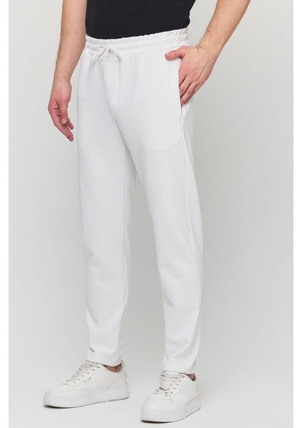 Erkek Slim Fit Beli Lastikli Ipli Likralı Rahat Jogger Pantolon fırsatları