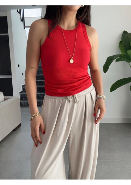 Kadın Eliza Pamuklu Kaşkorse Basic Atlet
