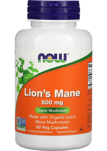 Lion's Mane 500 mg 60 Veg Capsules