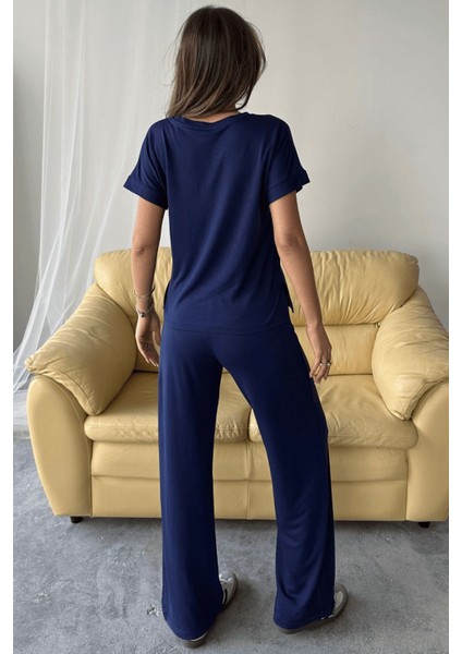 Kadın Lux Modal Pike Kumaş Yazlık Takım modelleri