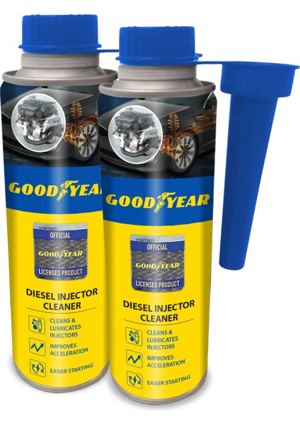 Dizel Enjektör Temizleyici Yakıt Katkı Seti 300 ml (2 Adet)