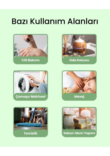Aromaterapi Doğal Cam Damlalıklı Biberiye Uçucu Yağ 10ml