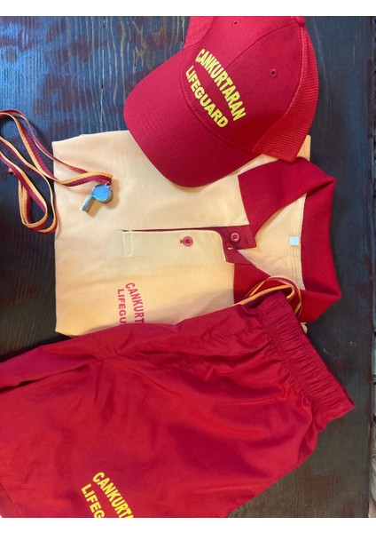 Set4 Cankurtaran Polo Yaka % 100 Pamuk Lacost Kumaşlı Tışörtlü Set fiyatları