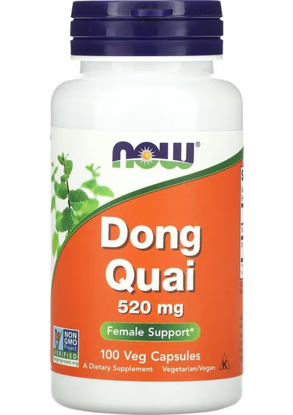 Dong Quai 520 mg 100 Veggie Capsules