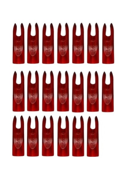 Arizona Plastik Nock -Ok Arkalık 9/32 Inch Kırmızı 20 Li Paket - 53c912