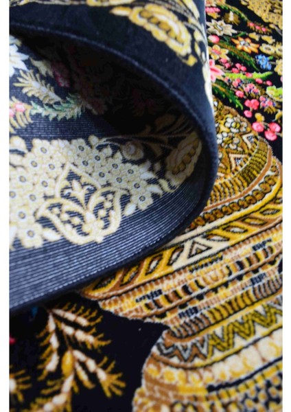 Bambu Iplikten Dokuma Çiçek Tasvirli Iran Duvar Halısı (50X80 Cm) fırsatları