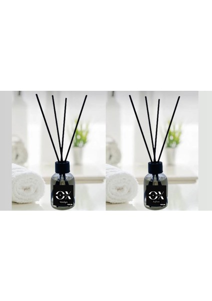 Oxhome 2'li Oda Kokusu Seti 100 ml + 100 ml Vanilya ve Safran Kokulu