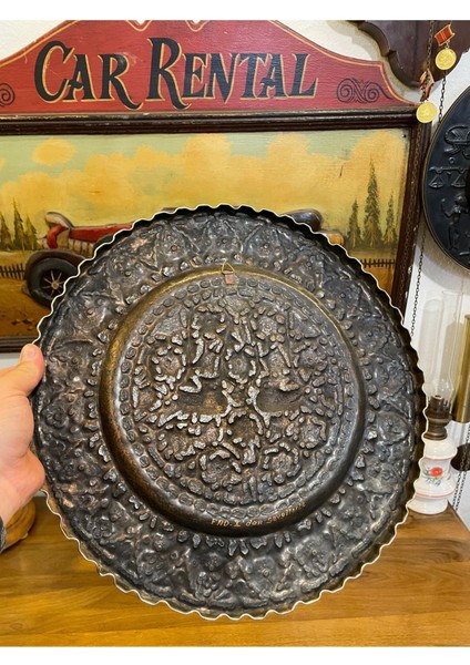 Antika Bakır Duvar Tabağı modelleri