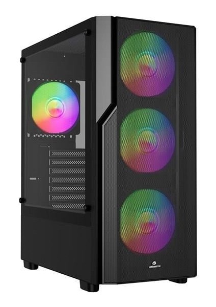 650W 80+ Crux E650B JBST-GBE650B Gamıng Mıd-Tower Pc Kasası