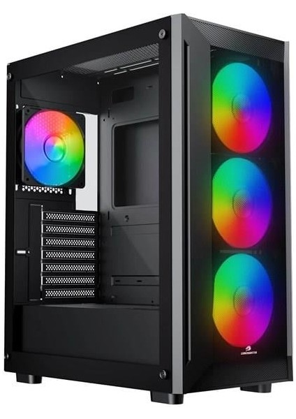 650W 80+ Raıder E651B JBST-GBE651B Gamıng Mıd-Tower Pc Kasası