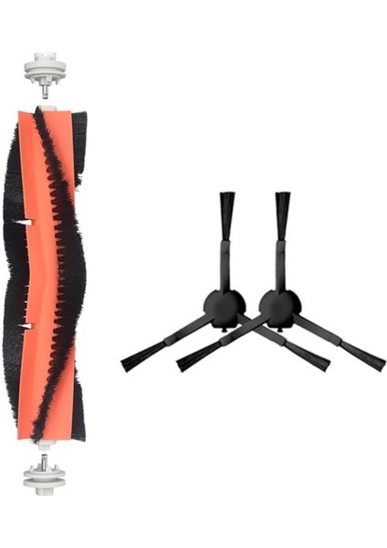 Xiaomi Vacuum Mop 2 Ultra Uyumlu Yedek Ana Fırça ve Yan Fırça-3 Parça