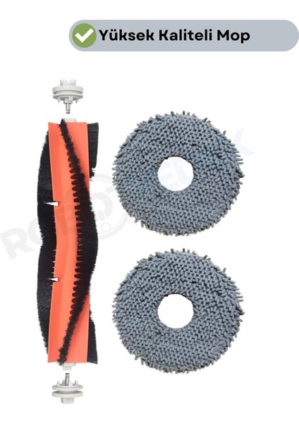 Dreame L10S Pro Ultra Ana Fırça ve Mop-3 Parça