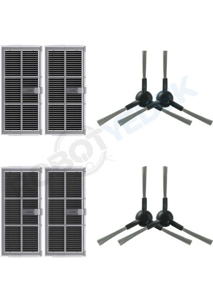 Dreame L10S Pro Ultra Head Hepa Filtre ve Yan Fırça-8 Parça