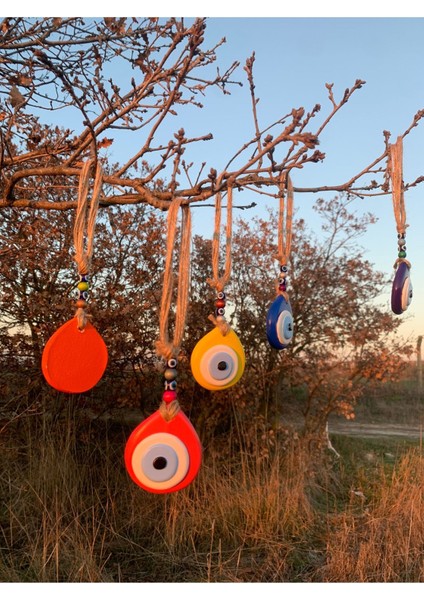 Nazar Boncuklu Damla Desen Nazar El Yapımı Duvar Süsü 10 Adet fiyatları