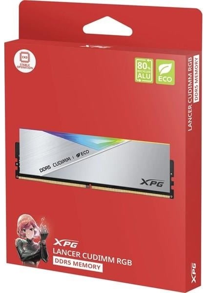 48GB (2x 24GB) Ddr5 Cudımm 8400MHZ CL40 Rgb Dual Kıt Pc Ram Lancer Sılver AX5CU8400C4024G-DCLACRSG indirimleri