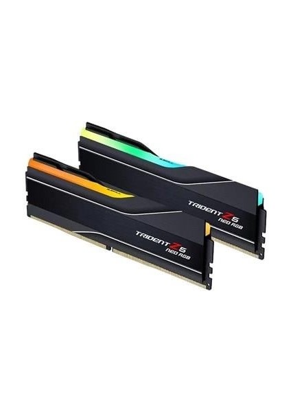 Gskıll 64GB (2x 32GB) Ddr5 6000MHZ CL28 Rgb Pc Ram Trıdent Z5 Neo F5-6000J2836G32GX2-TZ5NR