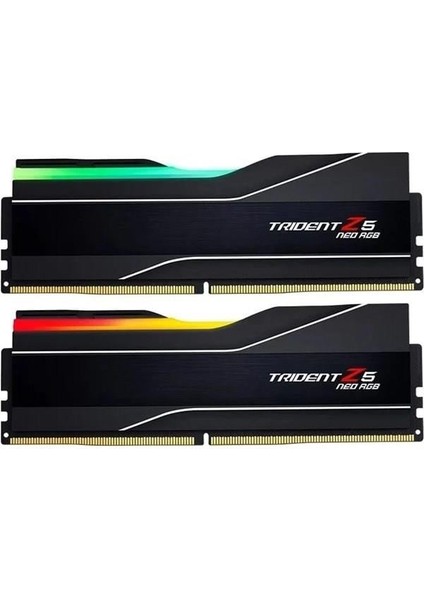 Gskıll 64GB (2x 32GB) Ddr5 6000MHZ CL36 Rgb Dual Kıt Pc Ram Trıdent Z5 Neo F5-6000J3636F32GX2-TZ5RK